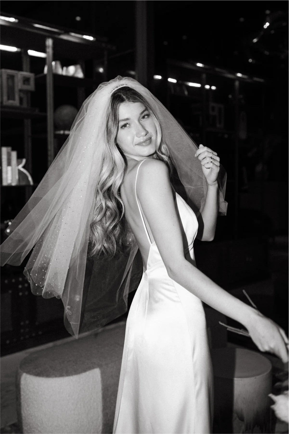 By Watters Little White Dress Wess 33011 - Image 5