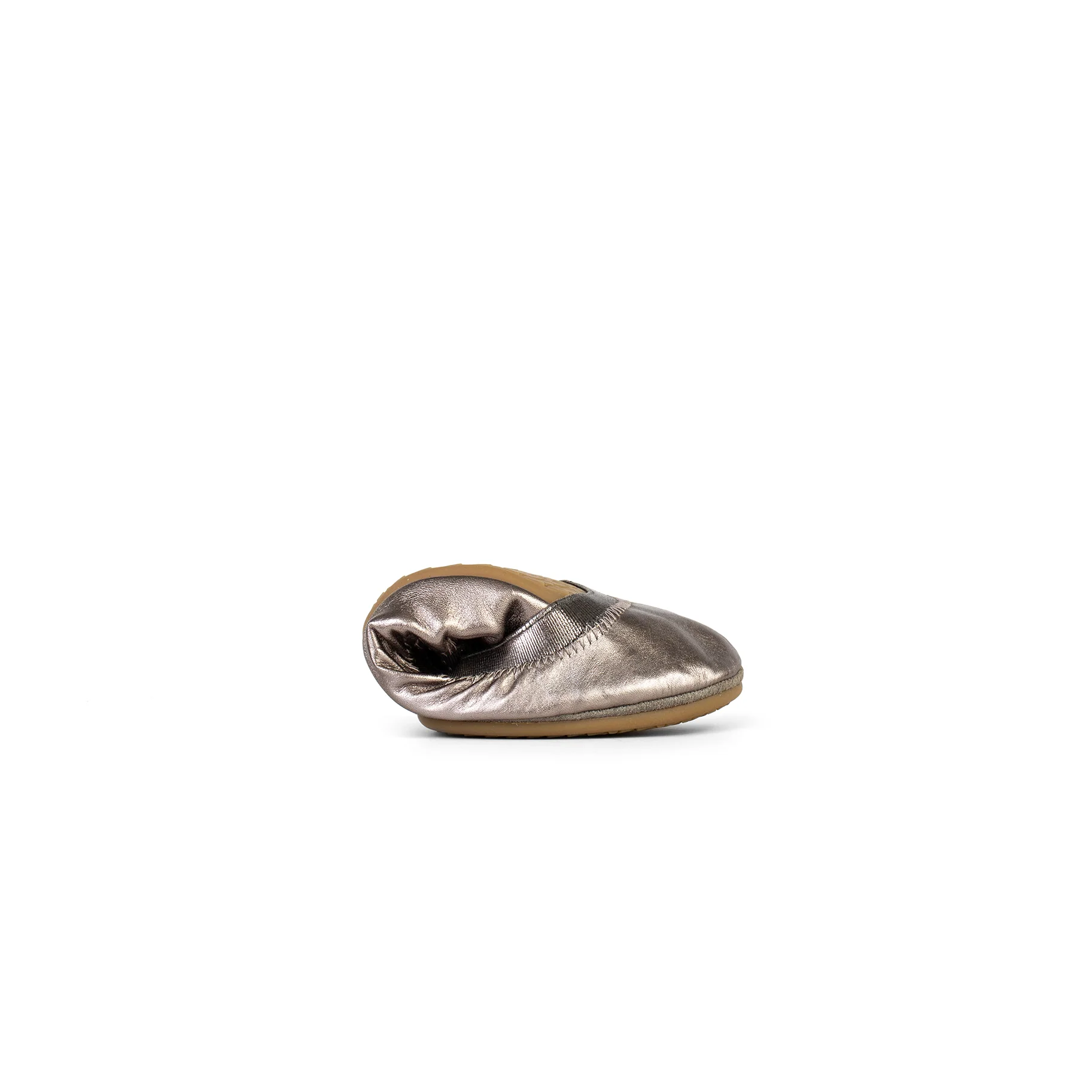 Samara Foldable Ballet Flat in Pewter - Image 4