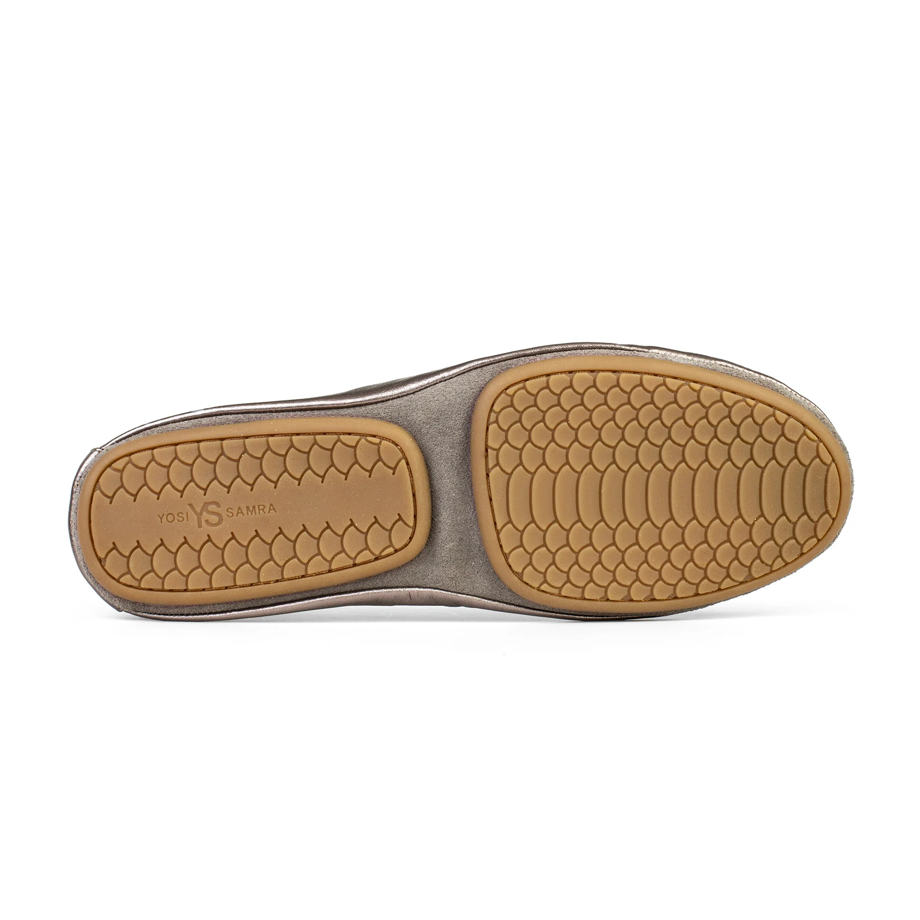 Samara Foldable Ballet Flat in Pewter - Image 5