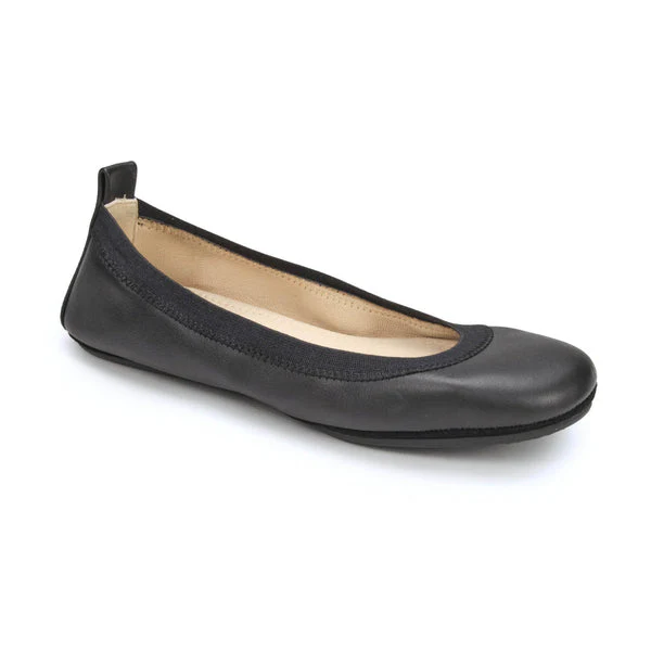 Samara Foldable Ballet Flat in Black - Image 8