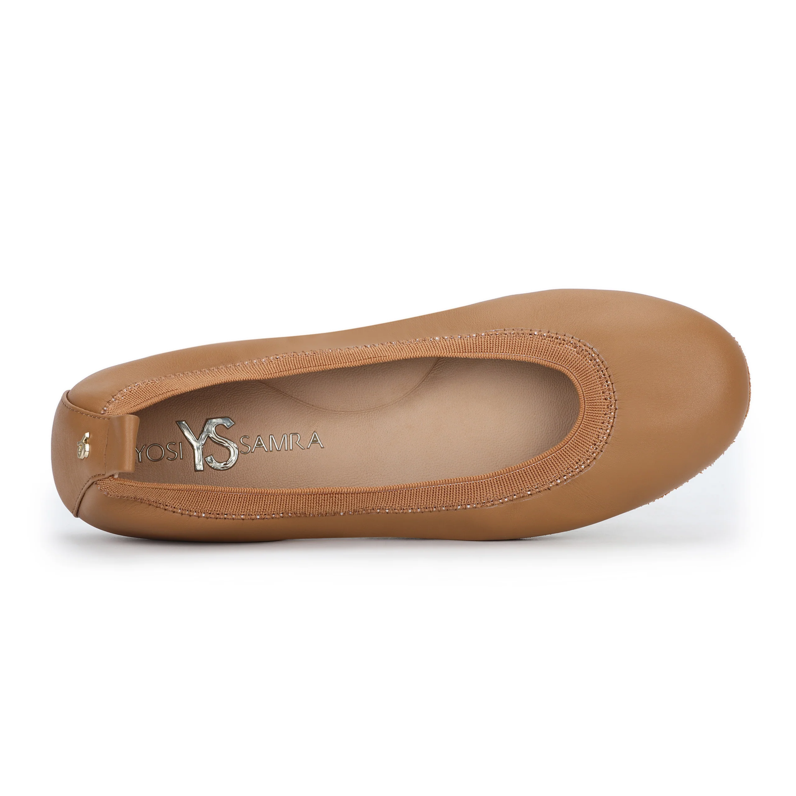 Samara Foldable Ballet Flat in Whiskey - Image 3